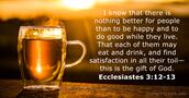 Ecclesiastes 3:12-13
